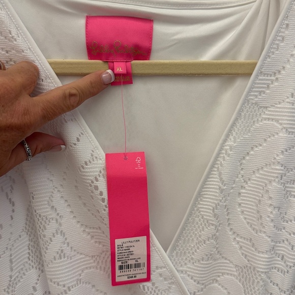 Lilly Pulitzer White Lace Dress - Picture 2 of 2